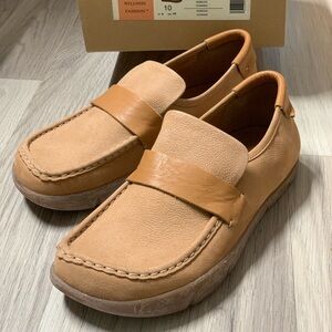 NEW KALSO EARTH SHOE Dabb Negative Heel Earth Shoe Cognac Men's Size 10 Or 11